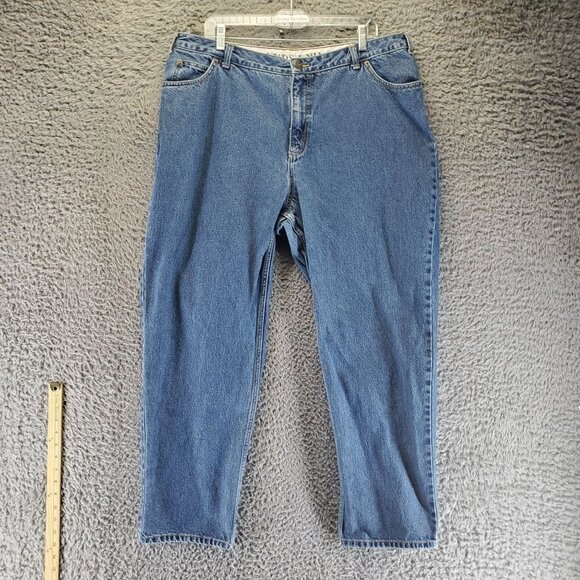 Lands End Jeans Womens Size 18W Blue Vintage Classic Fit Cotton Denim *Read* - Picture 1 of 13